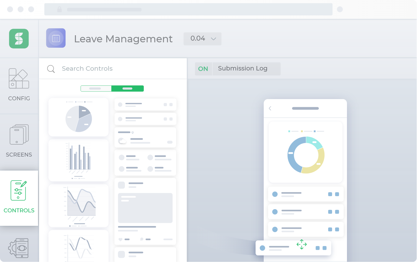 Visual Controls in low code tools