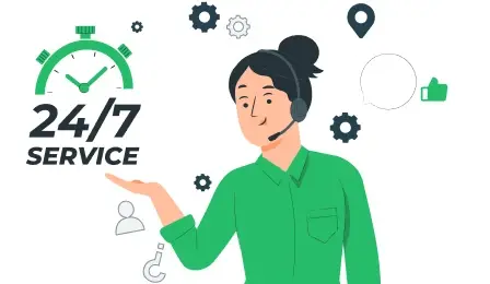 24 x 7 Engineering support for building apps.